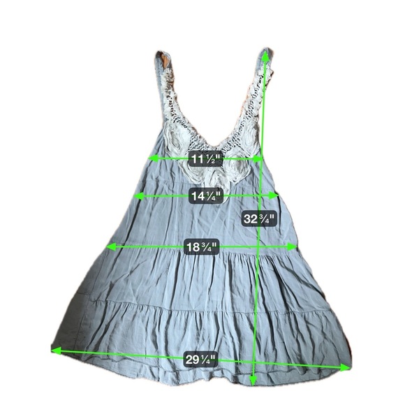 Boho Tiered Mini Dress with 3D Rosette Trim | Made in Italy | Size 10 - Picture 8 of 13